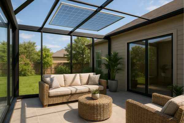 Eco-Worthy’s 100W Bifacial Transparent Solar Panel