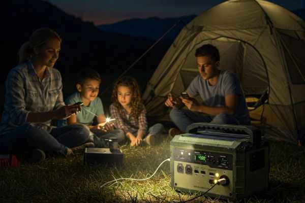 Emergency solar generators