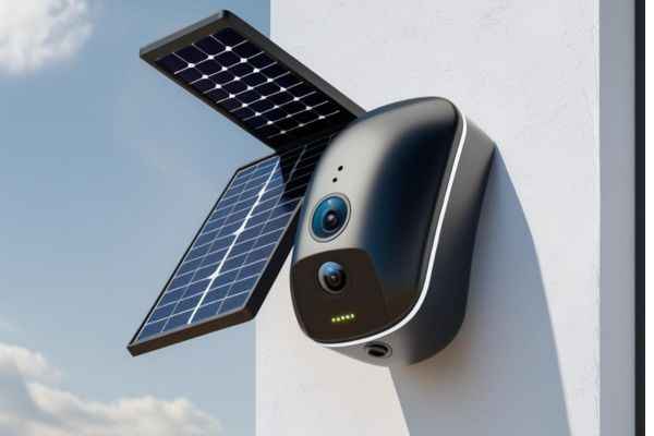 Solar Powered Security Camera
