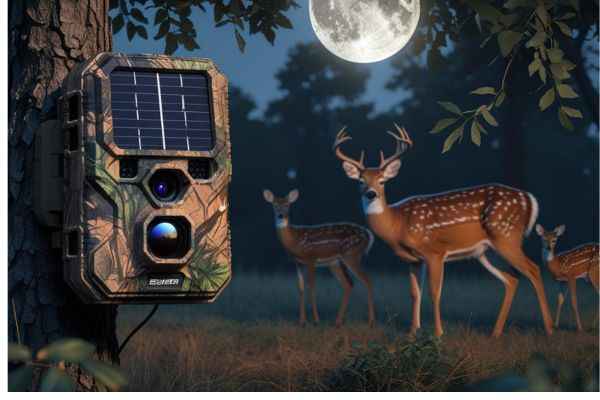 Solar powered game camera