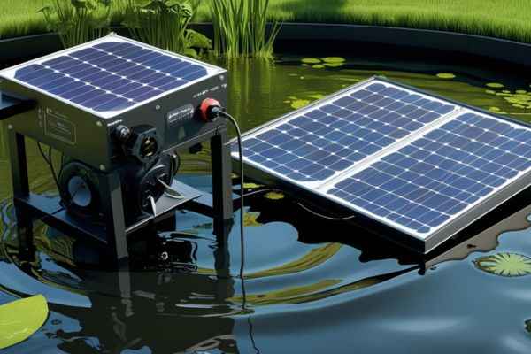 Solar pond aerator
