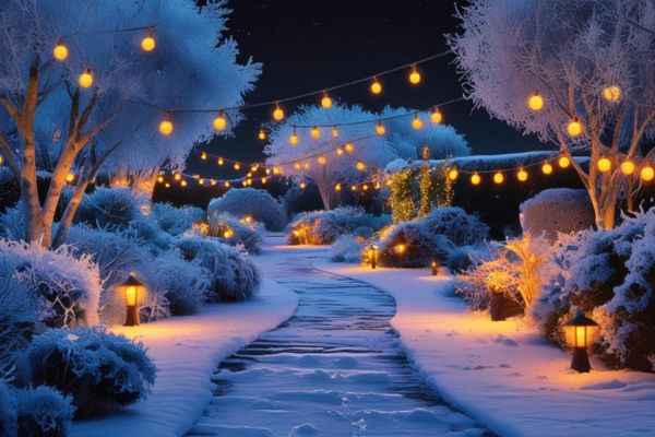 solar powered christmas lights