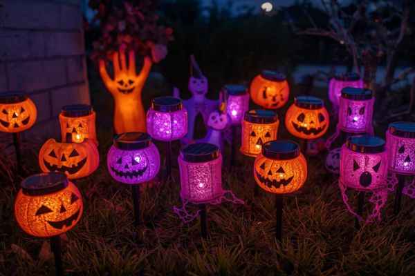 Solar Halloween lights