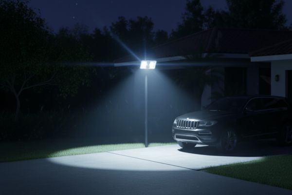 Solar security lights