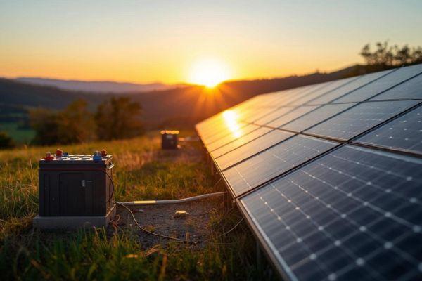 Lightweight solar batteries