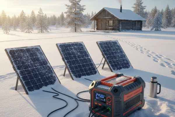 Solar generators for winter