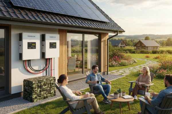 Hybrid solar inverters