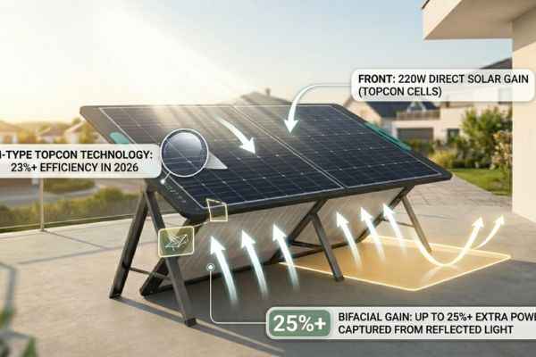 Portable solar panels for home