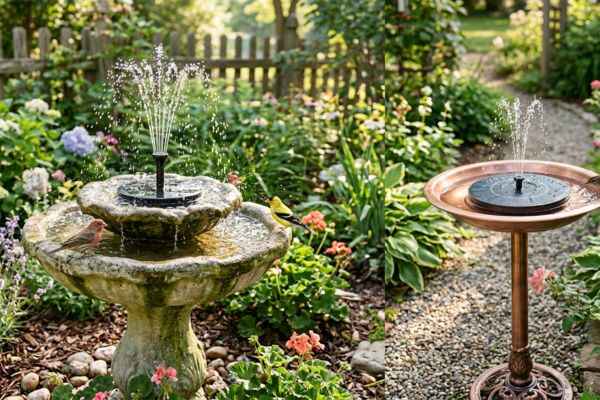 Solar water fountain
