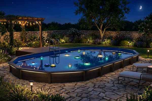 solar pool lights for above ground pools