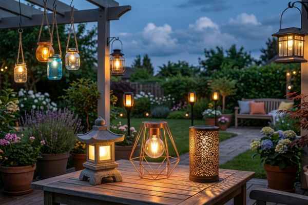 solar outdoor lanterns