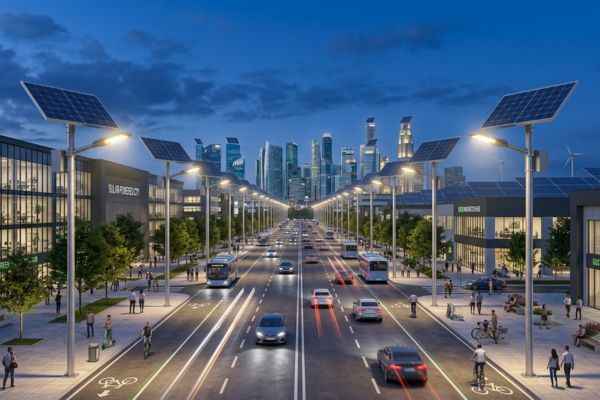 commercial solar street lights