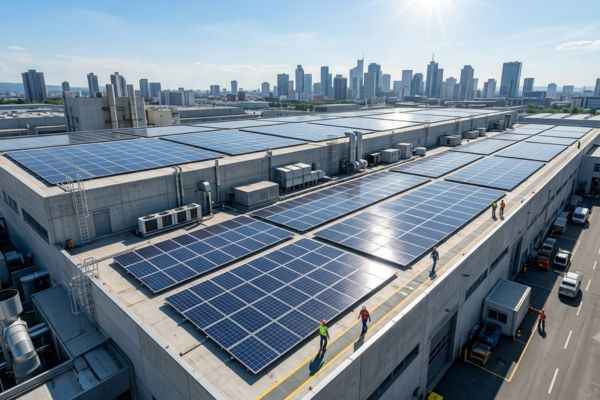 Commercial solar panels