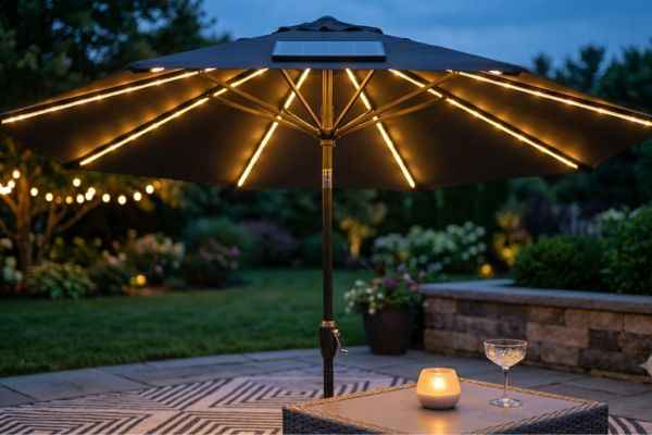 solar umbrella lights