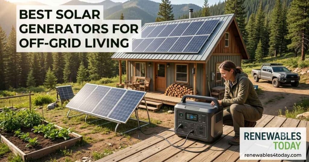 Best solar generators for off-grid living