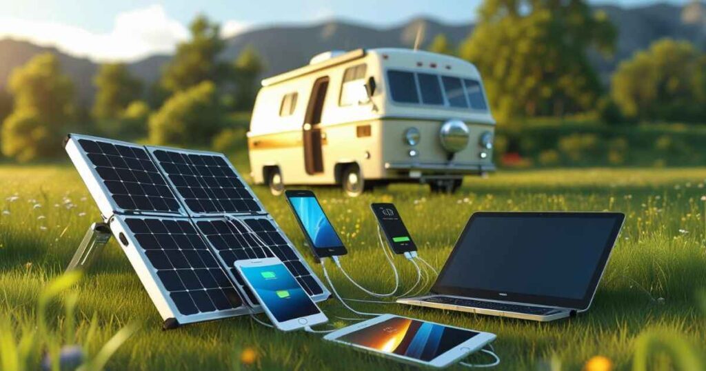 Foldable solar panels