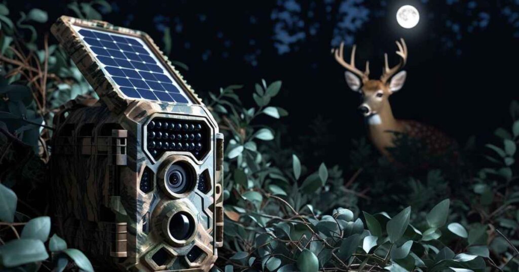 Solar trail camera