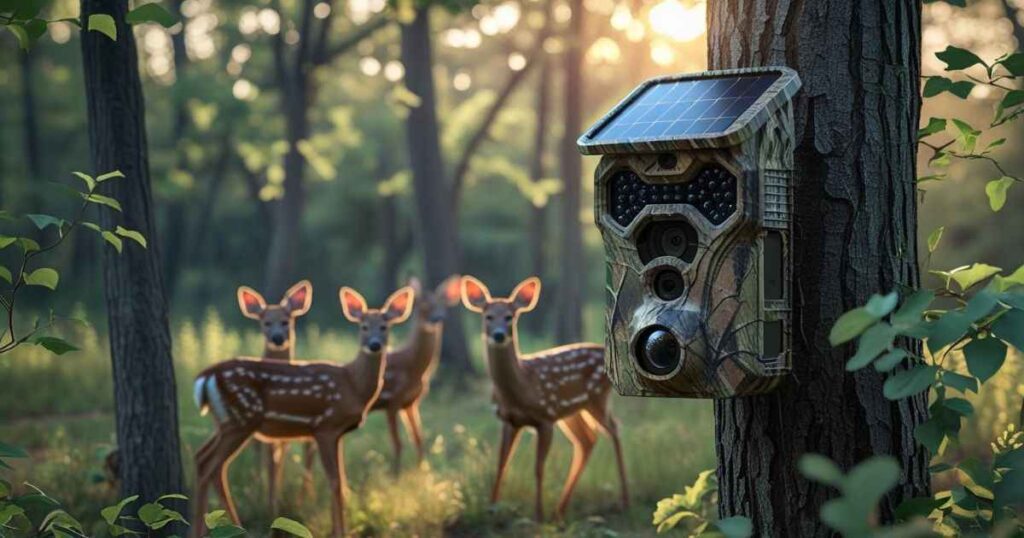 Solar powered game camera