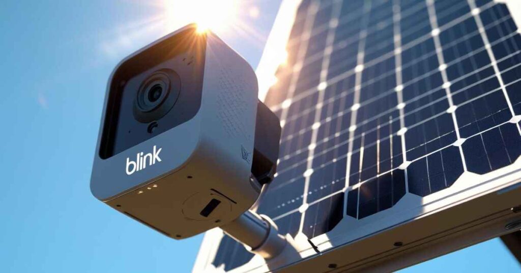 Blink camera solar panel