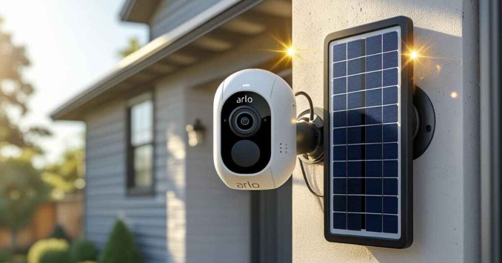 Arlo camera solar panel