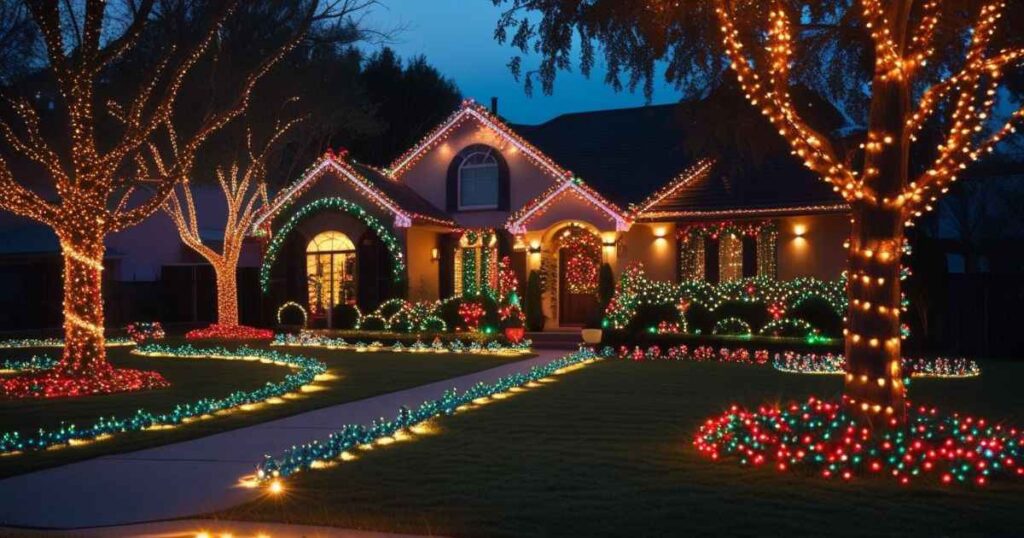 solar powered christmas lights