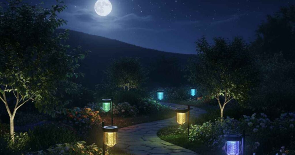 Solar pathway lights