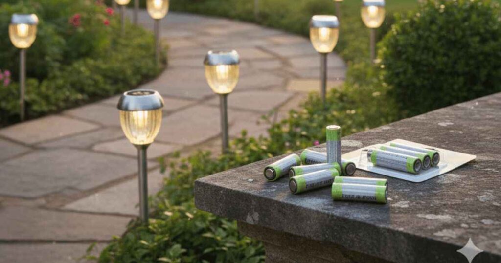 Solar batteries for solar lights