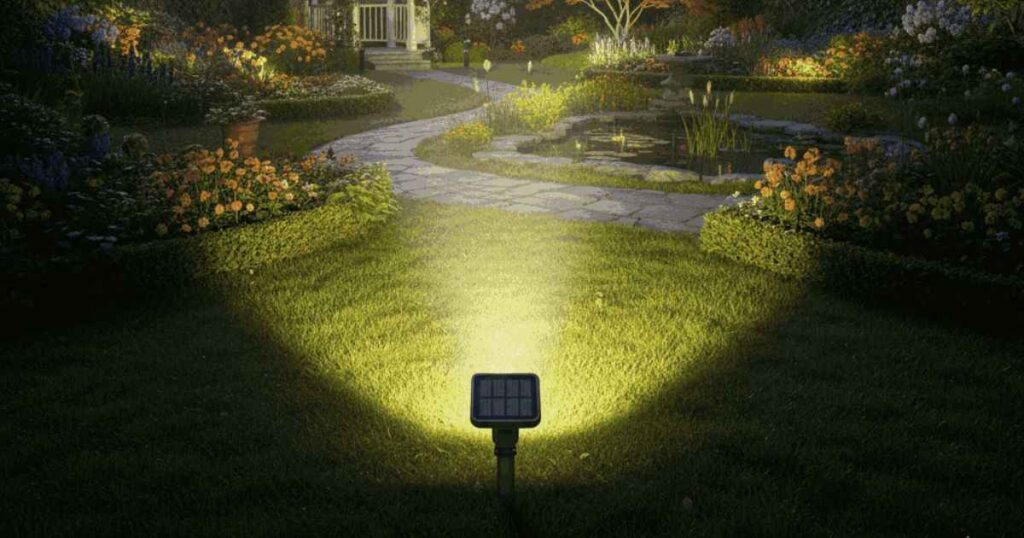 Solar spotlights