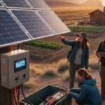 Hybrid solar inverters