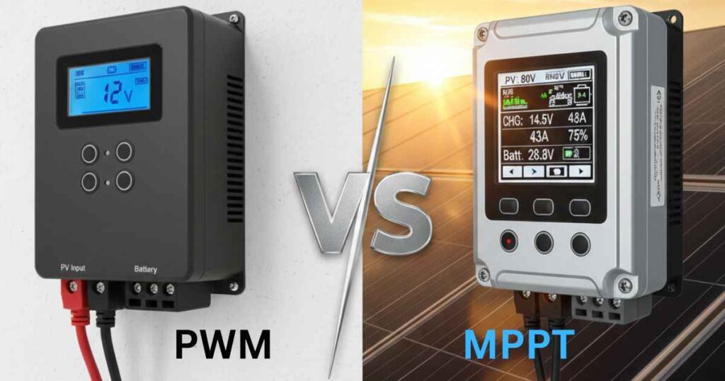 PWM vs MPPT solar charge controller