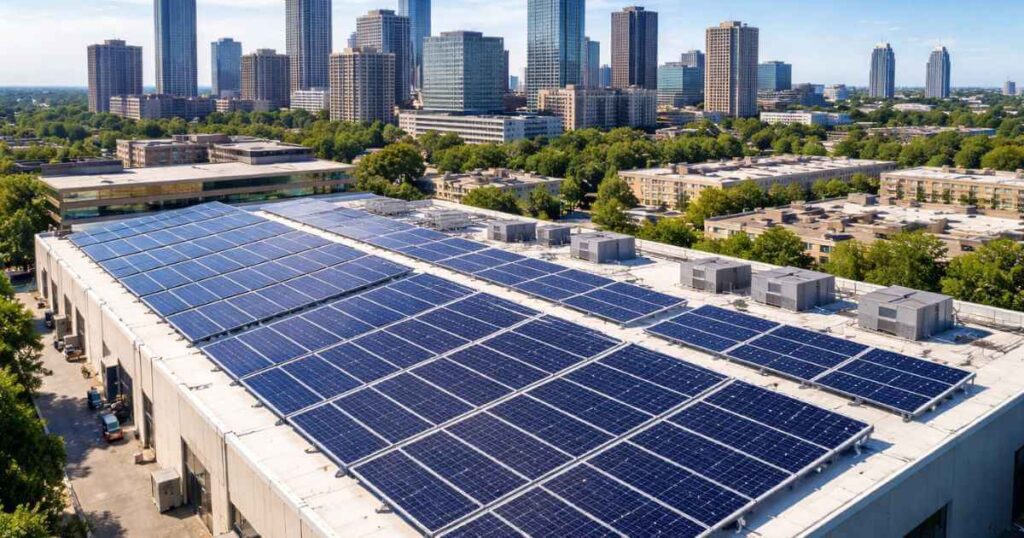 solar panels for commercial buildings