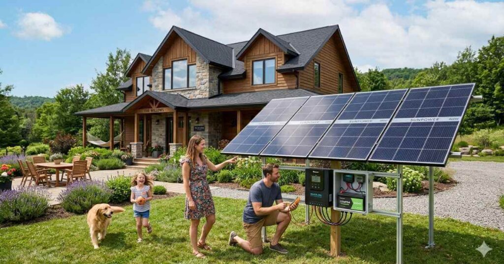 Solar panel kits for homes