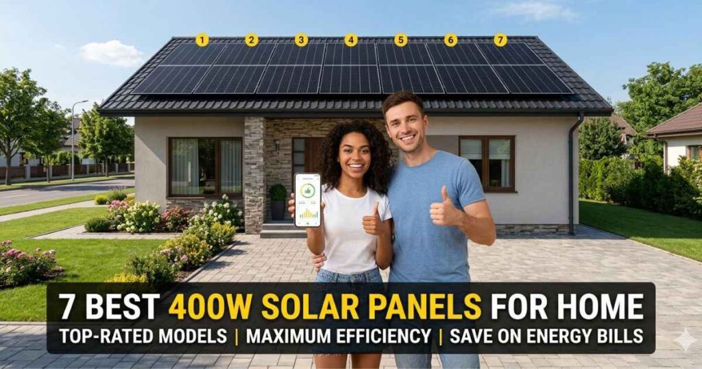 400W solar panels for home