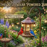 Solar powered bird feeder