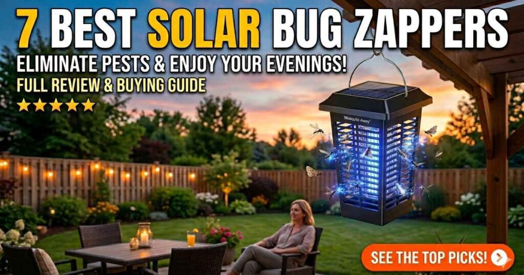 Solar bug zapper