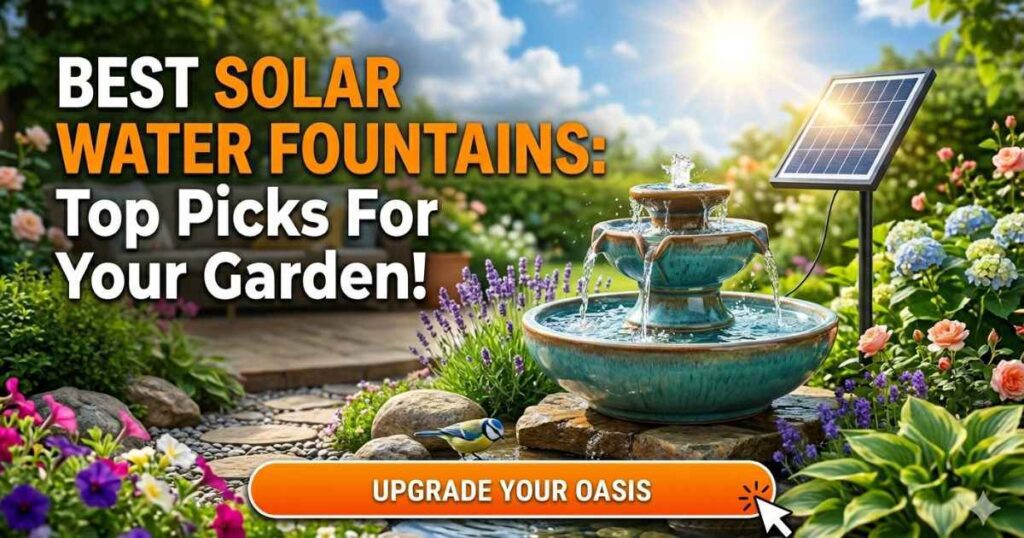 Solar water fountain