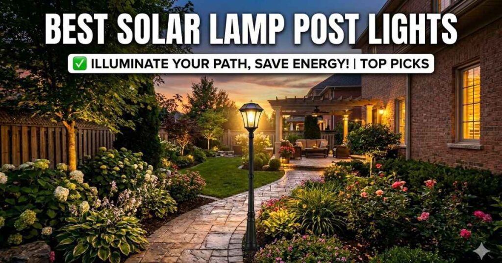 solar lamp post lights