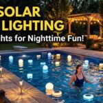 Solar lighting for pool