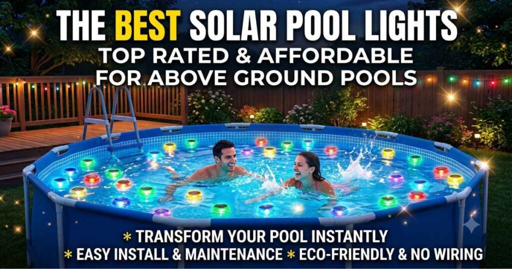 solar pool lights for above ground pools