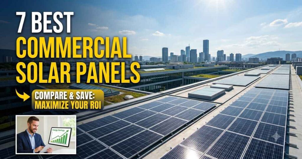 Commercial solar panels