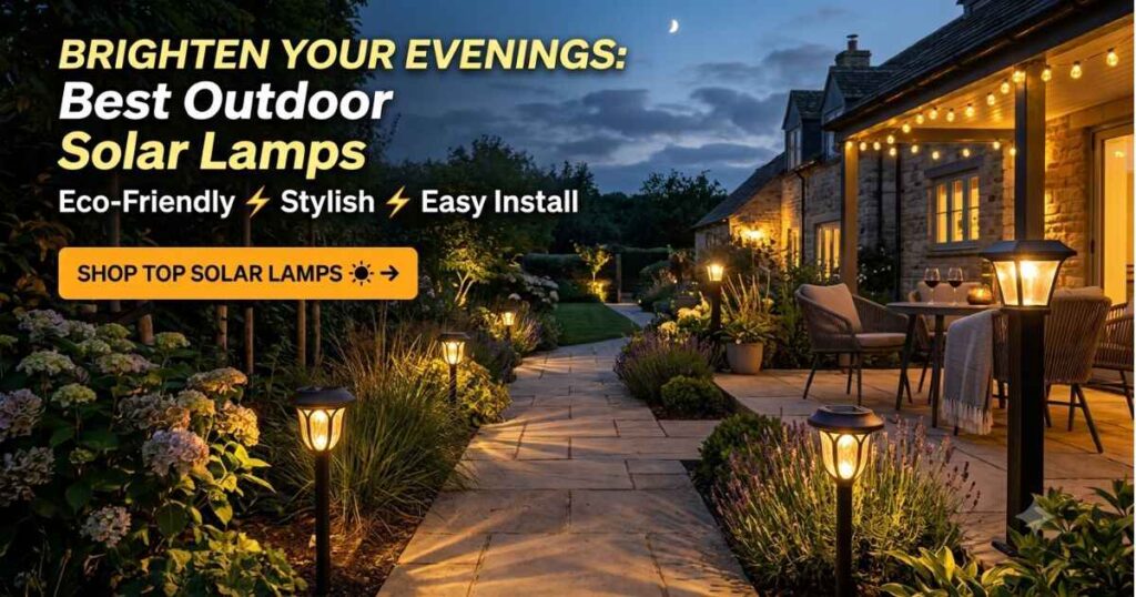 outdoor solar lamp