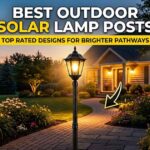 outdoor solar lamp posts