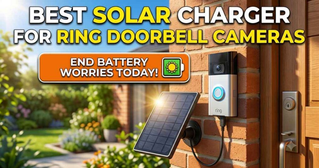 solar chargers for Ring doorbell
