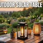 outdoor solar table lamp