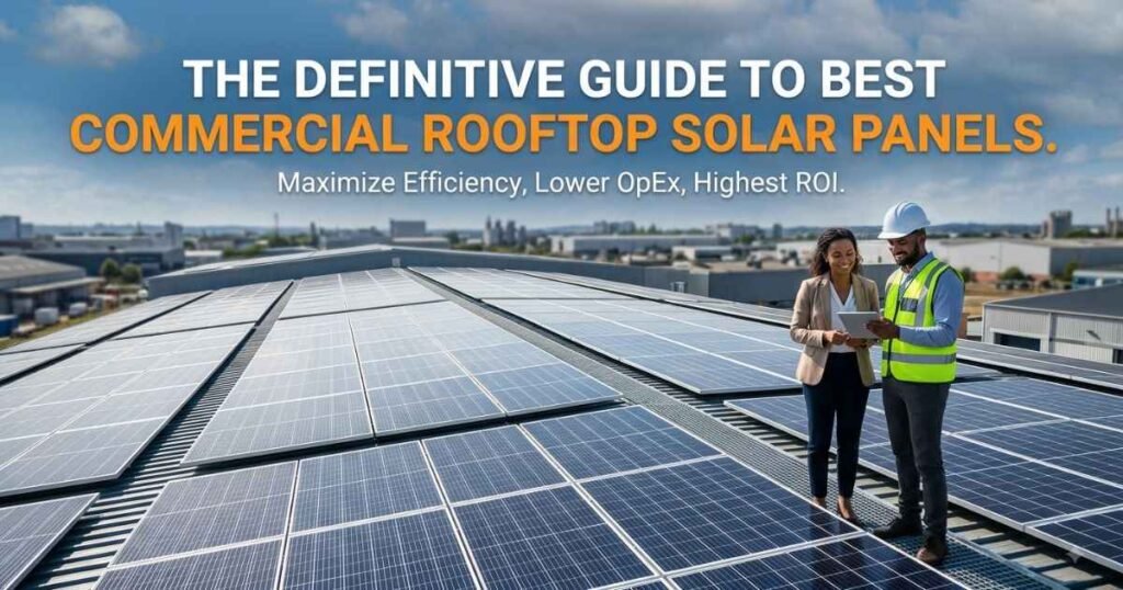 commercial rooftop solar panels
