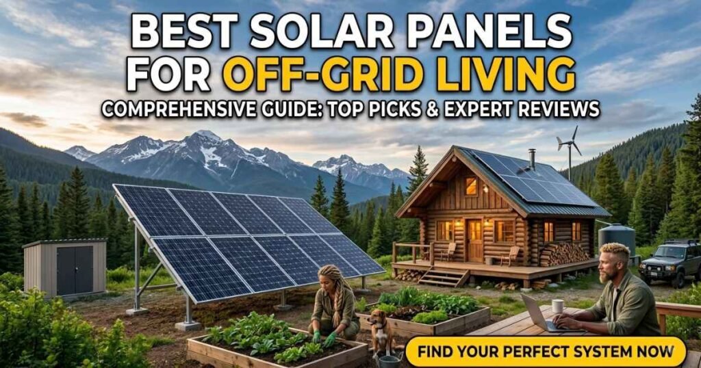solar panels for off grid living
