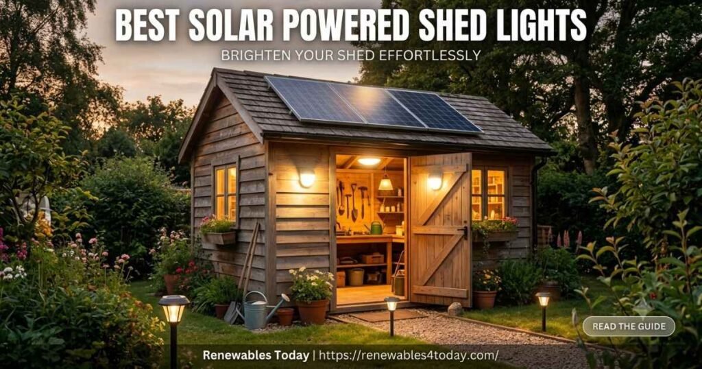 solar powered shed lights
